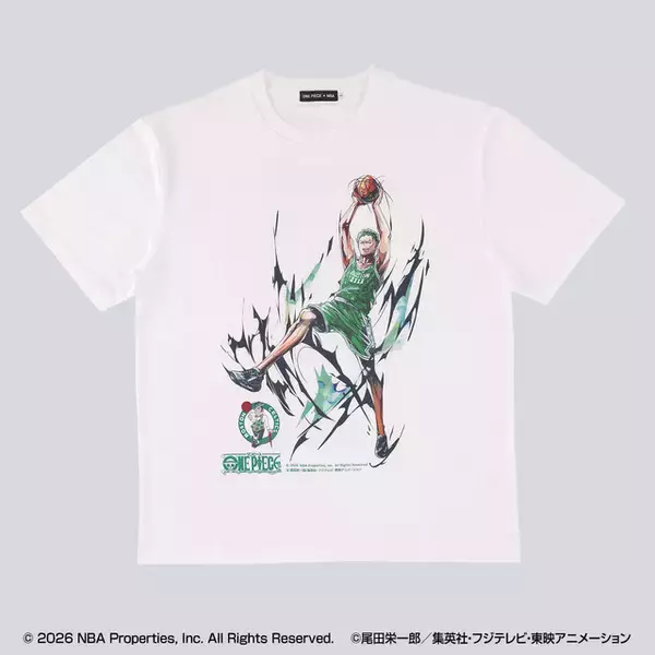ゾロやエースが華麗にダンク！ 「ワンピース」×NBAコラボのTシャツの予約は明日（7/12）まで！ ここでしか手に入らないデザインを要チェック