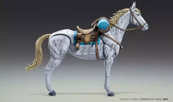 「「ジョジョ スティール・ボール・ラン」ジョニィの愛馬・スローダンサーがフィギュア化！脚・尻尾・耳の可動で躍動感あふれるポージングも」の画像
