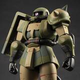 「「ガンダム」陸戦型ザク迷彩仕様の湿地帯戦用ザクがROBOT魂より立体化！ 連邦軍本部ジャブローを攻略すべく、ジャングルや沼地に対応させたミリタリー感あふれるザク」の画像1