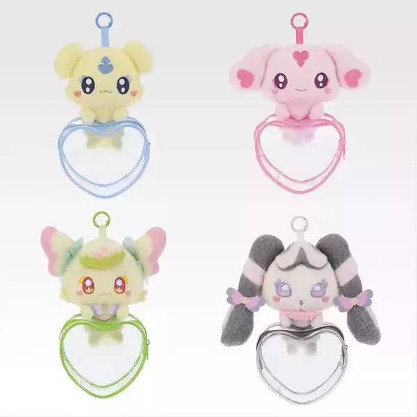 「「プリキュア」“ぷちきゅあ”のアイシャドウ、メイクブラシ、お顔ポーチも☆ かわいい「一番くじ」が登場」の画像