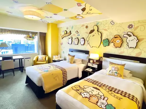 ポムポムプリン × ホテルニューオータニ博多、記念デザイン特典が手に入るのは今だけ！10～12月宿泊分が9月1日より販売開始