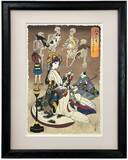 「艶やかな姿のねこ娘が美しい…♪ 「ゲゲゲの鬼太郎」新作浮世絵が登場！和装姿の鬼太郎父＆水木も必見」の画像3