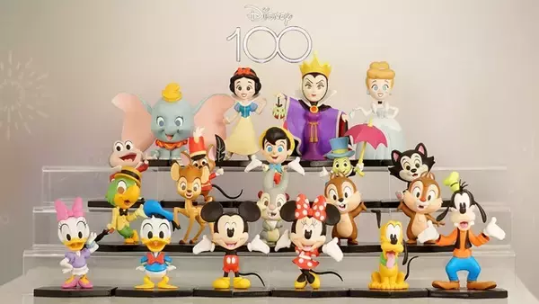 「ディズニー創立100周年記念「ミニフィギュアコレクション」遂に全100種が勢揃い！「ABEMA Mart」で第5弾販売開始」の画像