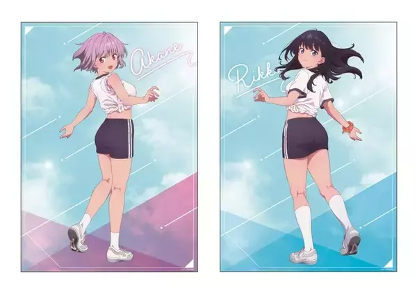 「グリッドマン ユニバース」宝多六花&新条アカネが体操服姿で描き下ろし♪ グッズ登場のPOP UP STORE開催