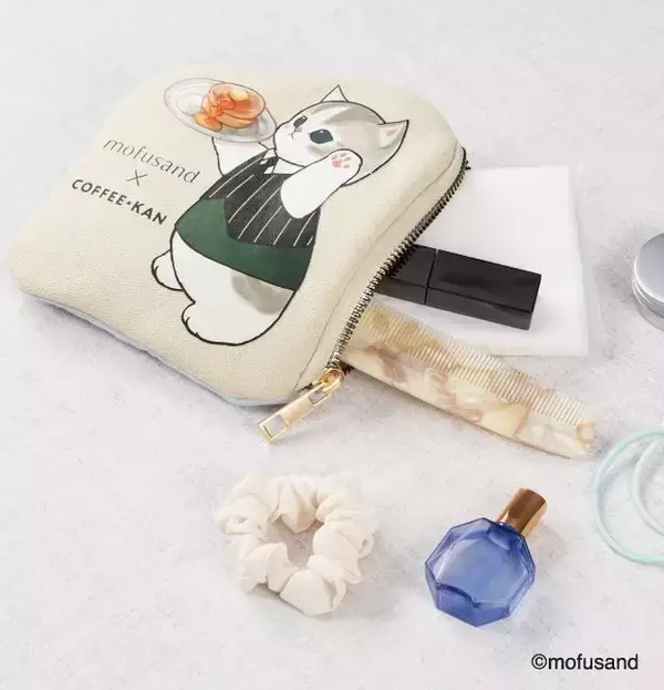 「「mofusand」にゃんこの夏っぽ爽やかアイテムが限定販売☆「珈琲館」と初コラボ♪」の画像