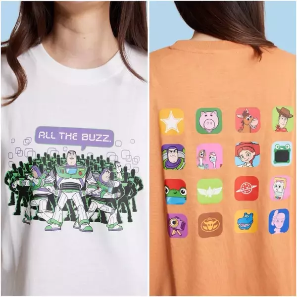 「「トイ・ストーリー5」大人かわいい新作アパレル登場！レトロデザインのTシャツ＆チュニック全4種がラインナップ」の画像