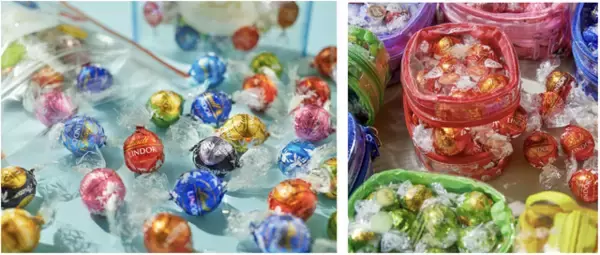 「推し活界隈で話題！「リンツ」の推しカラーポーチに新色登場♪ チョコ詰め放題イベントが今年も開催決定！」の画像