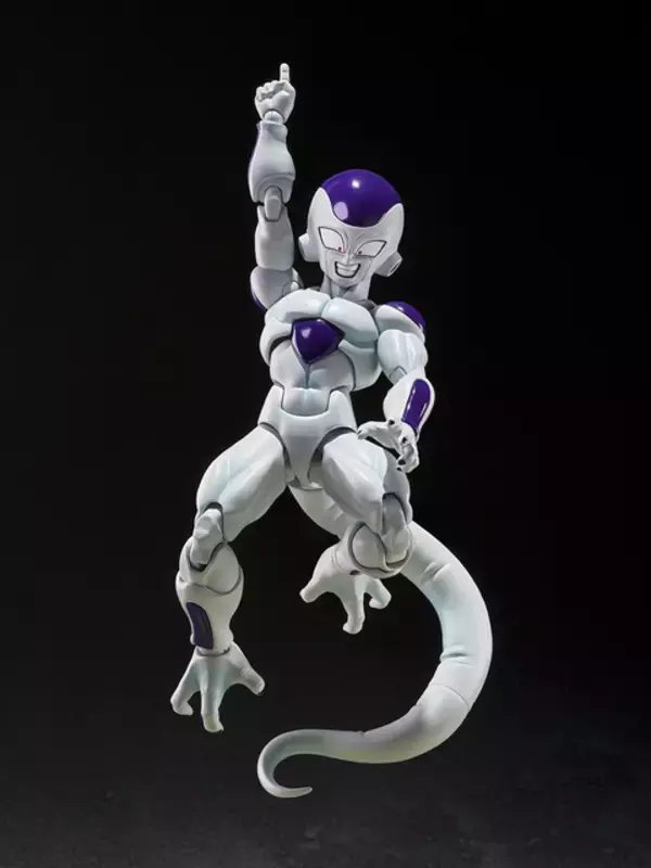 「「ドラゴンボールZ」フリーザ 第四形態が可動フィギュアに！表情パーツを変えて劇中の激闘も再現できる、美麗造形に注目！」の画像