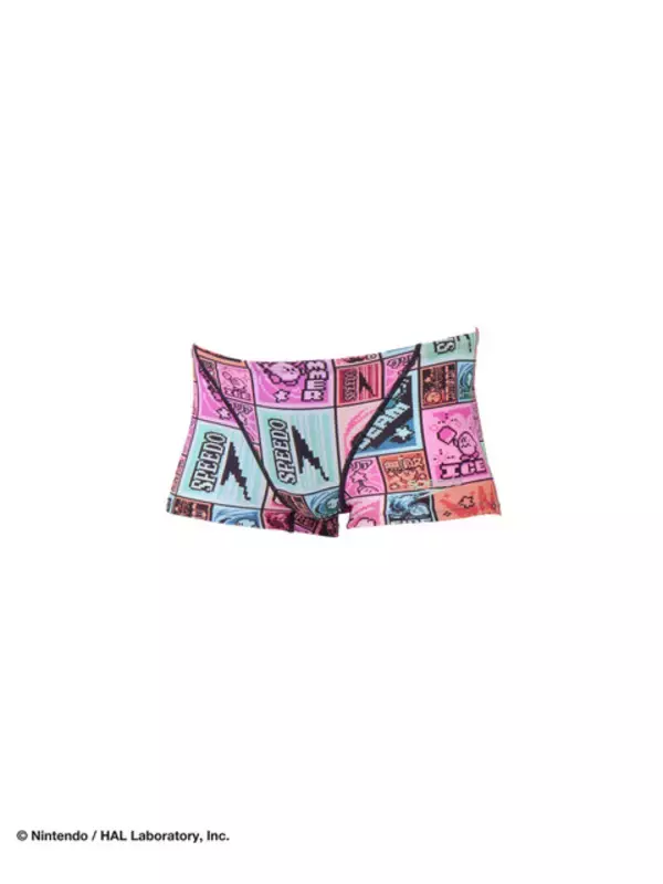 「「星のカービィ」レトロゲームな柄がおしゃれ～♪ 大人も子供も楽しめる！水着やスイムキャップなど登場」の画像