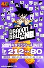 「ドラゴンボール」初の全世界キャラクター人気投票が開幕！212キャラからナンバーワンが決まる!!
