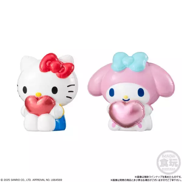 「ぷっくりツヤがかわいい♪「ハローキティ」「シナモロール」ら サンリオキャラクターズが“風船”みたいなソフビフィギュアに」の画像
