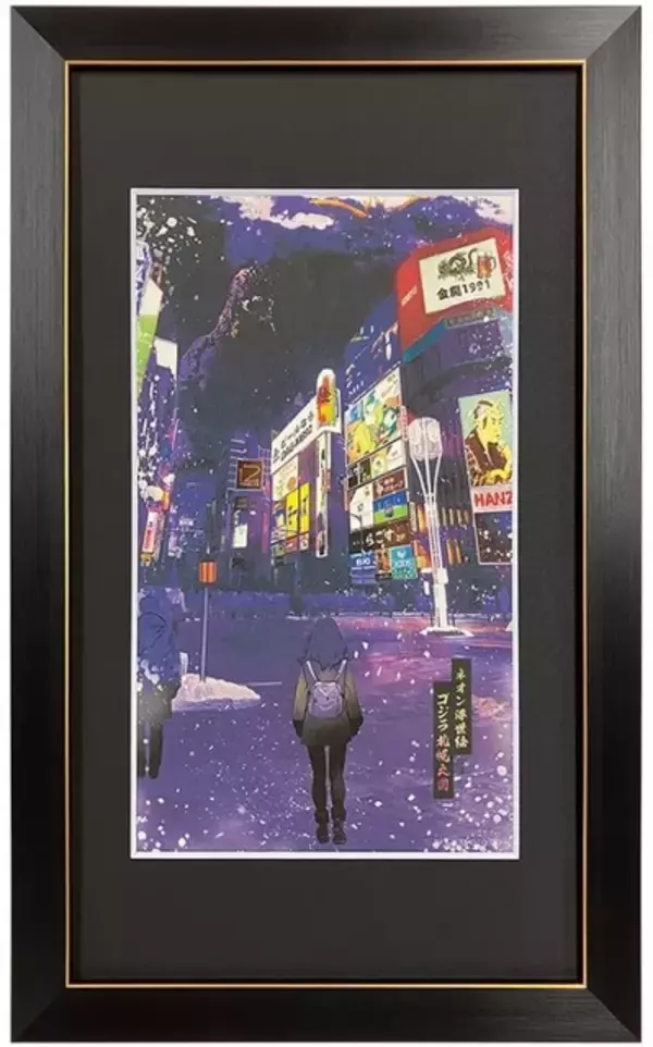 「「ゴジラ」×浮世絵！新宿、道頓堀、そしてススキノにも…ネオン煌めく都市に再び“怪獣王”現る!! シリーズに新作登場」の画像