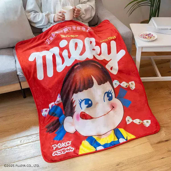 ペコちゃんのチョコミラーや“ミルキー”ブランケットが可愛すぎ＆美味しそう♪ タイトーくじ登場