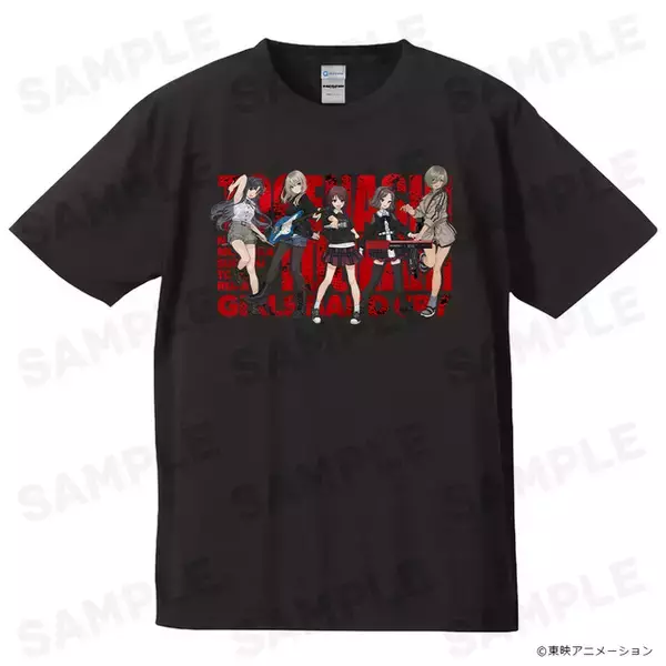 「「ガールズバンドクライ」トゲナシトゲアリの"赤"が輝くTシャツやタペストリーが登場！仁菜、桃香らの新作グッズ受注開始」の画像