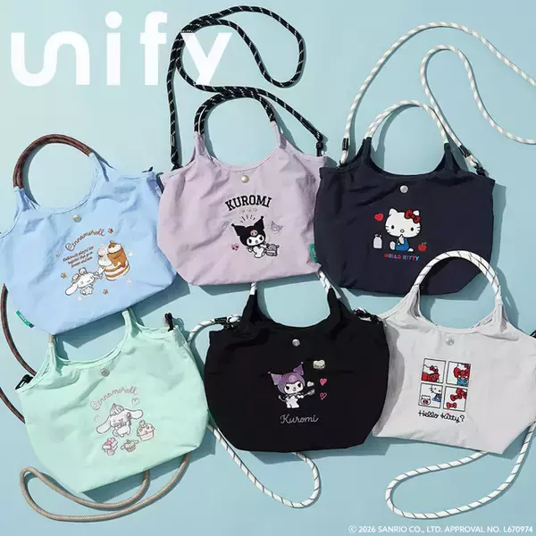 「ムーミン＆サンリオの「刺繍バッグ」が登場！ ハンズ心斎橋店・富士見店のポップアップストアで販売中」の画像