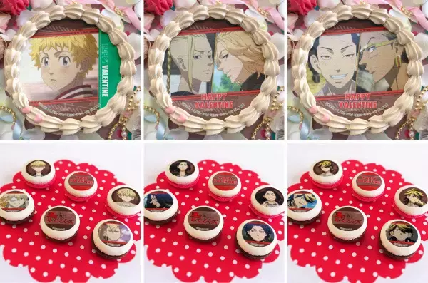 「「東京リベンジャーズ」今年のバレンタインは“推し”と一緒♪ 限定デザインのケーキ＆マカロン登場」の画像