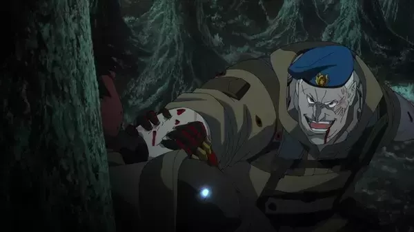 「夏アニメ「スプリガン」“炎蛇”を手にした諸刃！ 護衛の少年・御神苗優は“AMスーツ”の力を使い… 第2話先行カット」の画像