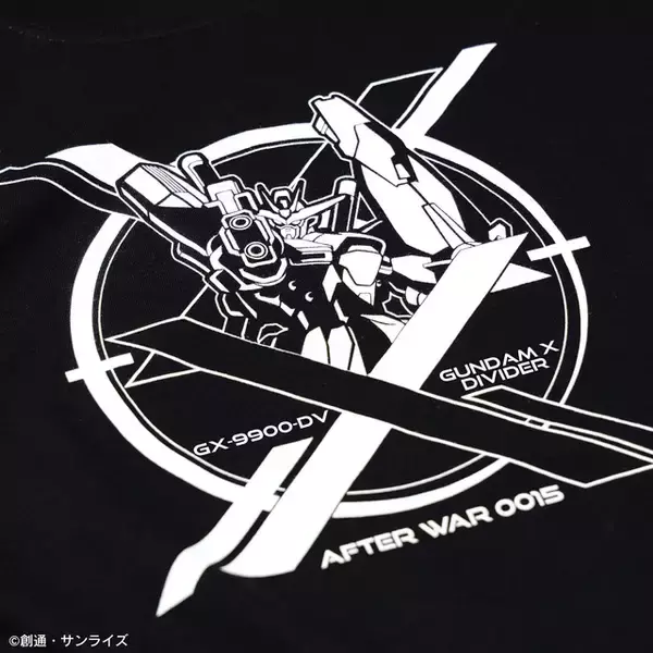 「ガンダム、売るよ！「ガンダムX」Xディバイダーのアイコン＆30周年ロゴをデザイン！Tシャツなど新商品が登場」の画像