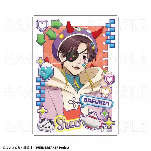 「WIND BREAKER」桜遥、蘇枋隼飛、梶蓮たちが“でびデコパーカー”でリラックス♪ アクスタ、ブロマイドなど新グッズが充実