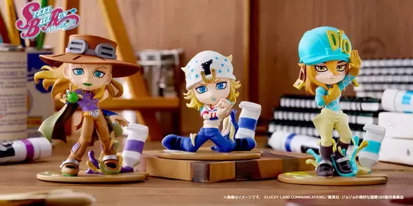 「スティール・ボール・ラン ジョジョの奇妙な冒険」ジョニィ、ジャイロ、ディエゴがデフォルメフィギュアに！「PalVerse Palé.」登場☆