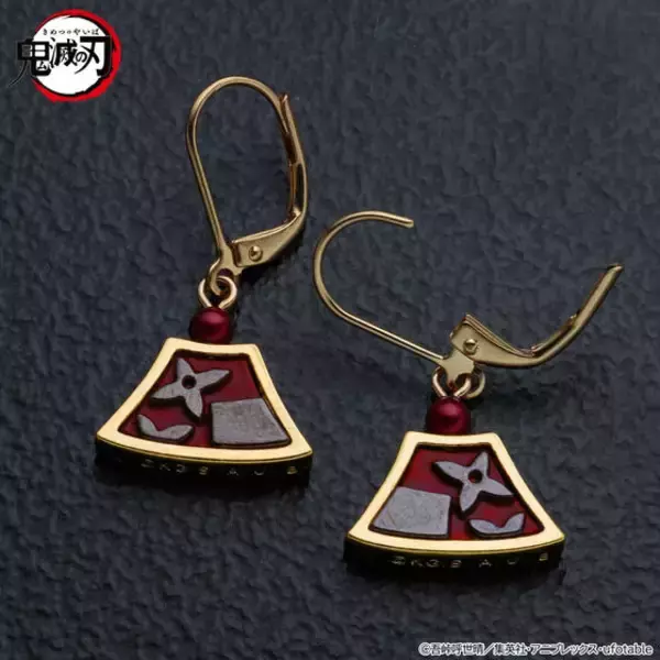 「「鬼滅の刃」堕姫“美しく強い鬼は 何をしてもいいのよ…!!” かんざしモチーフのピアス＆イヤリング登場」の画像
