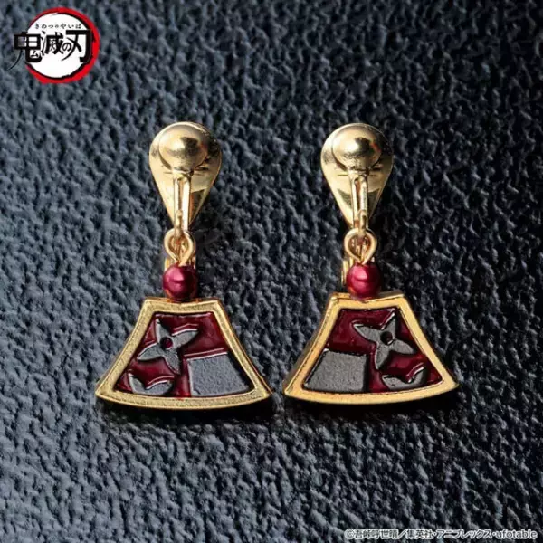 「「鬼滅の刃」堕姫“美しく強い鬼は 何をしてもいいのよ…!!” かんざしモチーフのピアス＆イヤリング登場」の画像