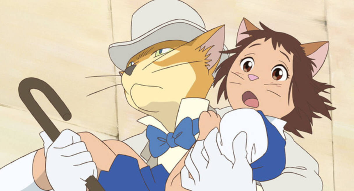 ☆大型B1ポスター/猫の恩返し/スタジオジブリ/アニメ/岡江久美子/ピン 