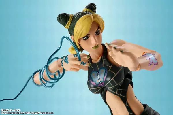 「“決着ゥゥーーーッ!!”「ジョジョの奇妙な冒険」空条徐倫がS.H.Figuarts化！ ストーン・フリーの能力を発動させるシーンをワイヤーパーツで再現!?」の画像
