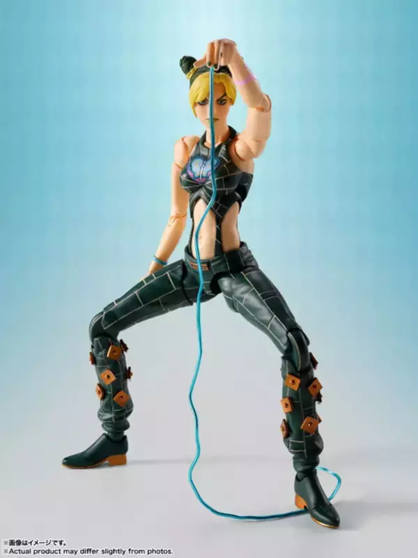 「“決着ゥゥーーーッ!!”「ジョジョの奇妙な冒険」空条徐倫がS.H.Figuarts化！ ストーン・フリーの能力を発動させるシーンをワイヤーパーツで再現!?」の画像