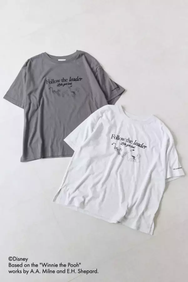 「「くまのプーさん」クラシカルなムードが大人カワイイ♪ シアーシャツやおかおポーチ付エコバッグが登場！ 夏のお出かけから秋の装いまで」の画像