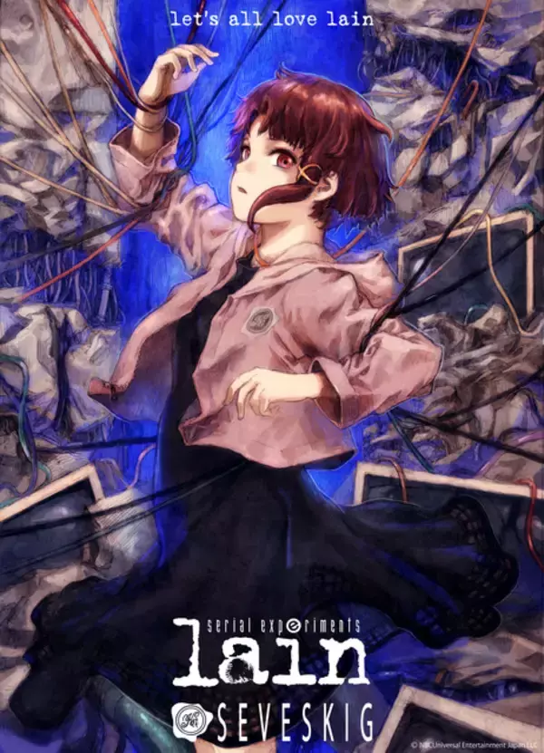 「“lainを好きになりましょう”「serial experiments lain」×SEVESKIG！ コラボアイテム＆全13話特別上映、POPUPエキシビションが9月開催」の画像