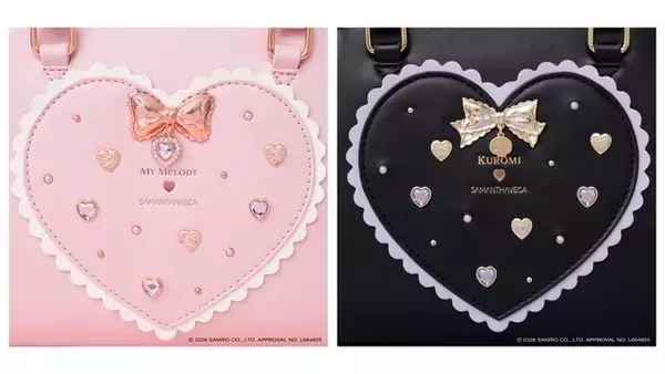 「「サンリオ」マイメロ＆クロミ、サマンサベガとコラボ♪ 即完売だったフラッター第2弾が登場☆キュートな長財布も」の画像