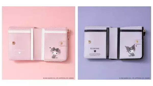 「「サンリオ」マイメロ＆クロミ、サマンサベガとコラボ♪ 即完売だったフラッター第2弾が登場☆キュートな長財布も」の画像