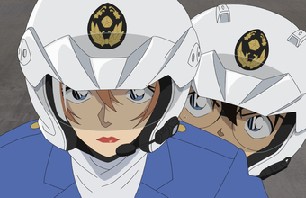 アニメ「名探偵コナン」千速（CV田中敦子）とコナン（CV高山みなみ）、黄色い逃走車の追跡に苦戦して…タイムリミットが迫る!!　R163話先行カット公開