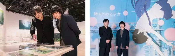 「「細田守の原点/展」オープニングイベントに細田守監督と俳優・染谷将太が登場！ 細田監督「展覧会をきっかけに初めて原点を振り返りました」」の画像