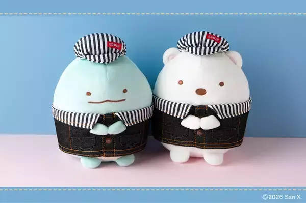 「リラックマ＆すみっコぐらし×EDWINコラボも♪ デニムな雑貨、刺繍・ワッペン風アートアイテムなど続々！オンライン販売開始」の画像