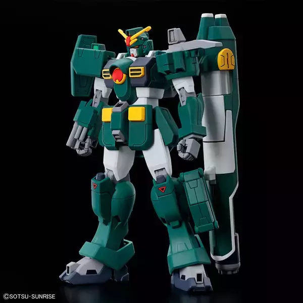 「「機動新世紀ガンダムX」より「ガンダムレオパルド」のHGガンプラが抽選販売受付中！ インナーアームガトリングの変形と、左腕との合体・収納ギミックが再現」の画像