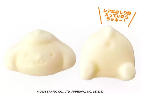 「ポムポムプリン×「不二家」ペコちゃんがコラボ♪ 「ポムポムプリングミ」など描き下ろしパッケージのお菓子が登場」の画像