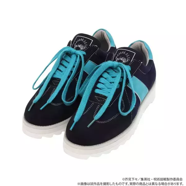 「「呪術廻戦」虎杖悠仁、伏黒恵、釘崎野薔薇、五条悟をイメージしたスニーカー登場！ 制服をベースにキャラモチーフをデザイン」の画像