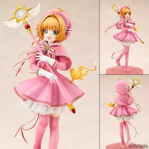 「「カードキャプターさくら」さくらちゃんの [包囲(シージュ)]コスチュームVer.フィギュアが発売！ケロちゃんも一緒♪」の画像