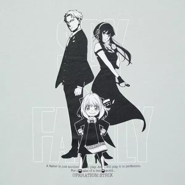 「「SPY×FAMILY」UTコラボTシャツ登場！ ロイド、ヨル、にんまり顔のアーニャまで♪」の画像