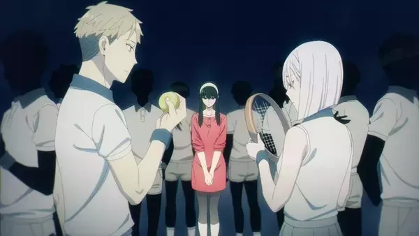 「秋アニメ「SPY×FAMILY」ロイド×フィオナ、変装して闇の「地下テニス大会」に挑む！第22話先行カット」の画像