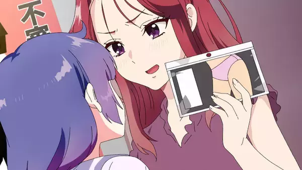 「冬アニメ「アンドロイドは経験人数に入りますか？？」大人用の違法ロボット”撫子”の下着を買いに行ったあかね達だが…第2話先行カット」の画像