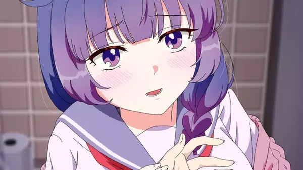 「冬アニメ「アンドロイドは経験人数に入りますか？？」大人用の違法ロボット”撫子”の下着を買いに行ったあかね達だが…第2話先行カット」の画像