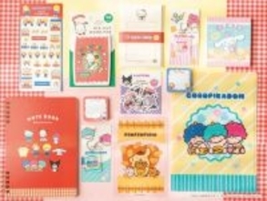 レトロ可愛い♪キティ、シナモロール、パティ＆ジミーらがお菓子モチーフの文具に！新登場