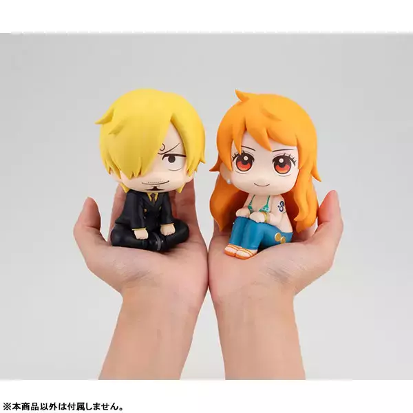 「ワンピース」おすわりして見上げる姿がキュート♪ サンジ＆ナミがデフォルメフィギュアシリーズ「るかっぷ」に登場