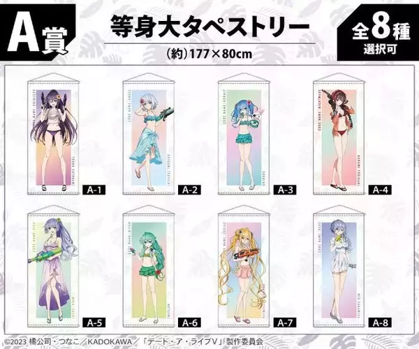 「ヘソ出し＆脚線美でバカンスをエンジョイ♪「デート・ア・ライブ」夜刀神十香、時崎狂三、四糸乃たちが大胆姿でオンラインくじに」の画像