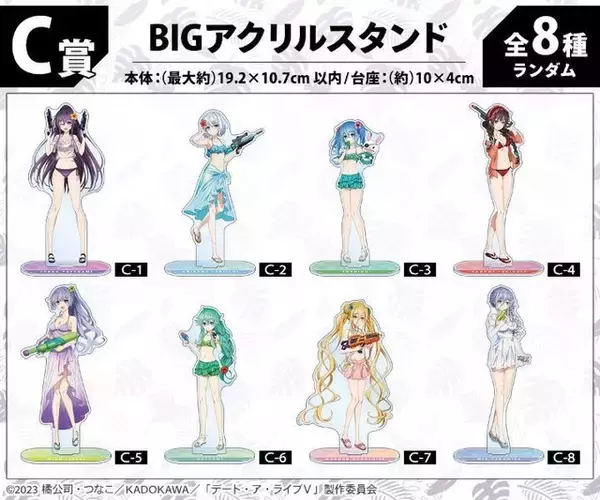 「ヘソ出し＆脚線美でバカンスをエンジョイ♪「デート・ア・ライブ」夜刀神十香、時崎狂三、四糸乃たちが大胆姿でオンラインくじに」の画像