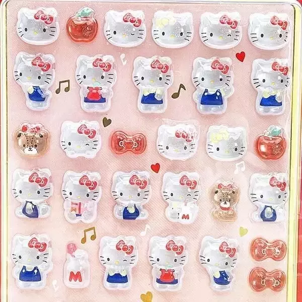 「「サンリオ」キティやマイメロの“ボンボンドロップシール”もカワイイ♪「はぴだんぶい」キャラも指先サイズに☆」の画像