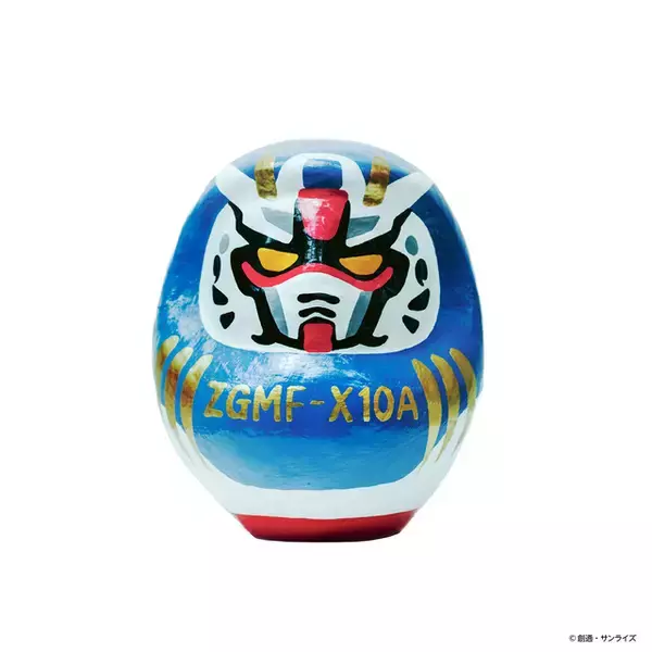 「「ガンダムSEED」フリーダム＆ジャスティスガンダムがだるまに!? 伝統工芸品「白河だるま」とコラボした縁起物が登場」の画像